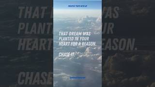 Go After Your Dreams, They're No Accident #ChaseYourDreams #PositiveTripsWithAP #MotivationReel