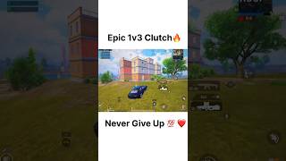 1V3 Clutch 😎🔥 :#1v3Clutch#BGMI#BGMIHighlights#BgmiShorts#ClutchKing#squadwipe