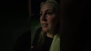 Walk w/me back to the camper #shorts #camping #walking #creepy #campinglife #nighttime #safetyfirst