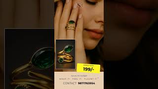 #jewellery #artificialjewellery #antitarnishrings #affordability #adjewellery