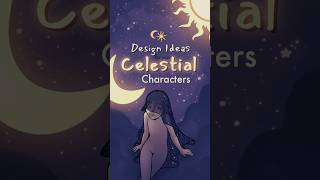 character design ideas for your celestial characters 🌞🌌 #art #oc #ocs #originalcharacter #drawing