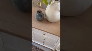 White dresser before & after #shorts #paintedfurniture #furnituremakeover #refinishedfurniture