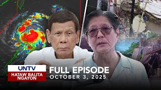 UNTV: Hataw Balita Ngayon | October 03, 2025