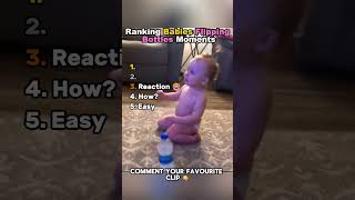 Ranking FUNNIEST Babies Flipping Bottles Moments 👶🥤🤣