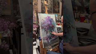 Lilacs in a Vase | 24x30 oil on canvas