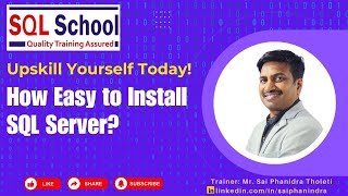 How Easy to Install SQL Server? I #sqlserver #sqldba #sqlserverinstall #training