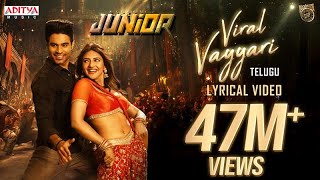 Viral Vayyari (Telugu) Lyrical Video | Junior Movie | Kireeti, Sreeleela | Radha Krishna | DSP
