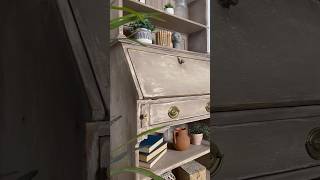 Rustic Chippy Farmhouse Style Painted Furniture #chippypaint #distressed #writingdesk #farmhouse #db