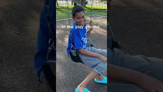 He’s on the spectrum #autistic #spectrumlife #playground #ytshorts #fyp #autism#shortsfeed