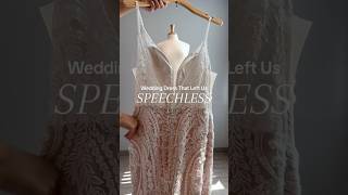 Wedding Dress that Left Us Speechless #shorts #weddingdresses #laceweddingdress