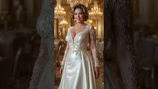 Golden Legacy. Champagne Couture Wedding Dress 🍾👰 #maisonvervelle #weddingdress #bridalfashion