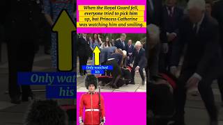 Princess Catherine’s Unexpected Reaction When a Royal Guard Fell!||#royalsfamily #uk #news