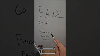 Understanding faux #englishgrammar #grammar #English #esltips #esl #grammarhelp #englishlanguage