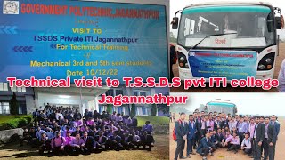 Technical Visit From Govt. polytechnic jagannathpur to T.S.S.D.S pvt college Jagannathpur Mini Vlog|