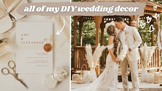 結婚式のためにDIYしたものすべて💍 // Cricutウェディングプロジェクト + DIYウェディングデコレーションアイデア