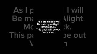 Best Alight Motion Pack