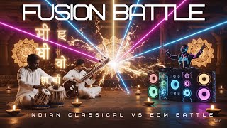 Fusion battle: Indian classical music meets EDM for epic beats | Macherla Music | AI MUSIC
