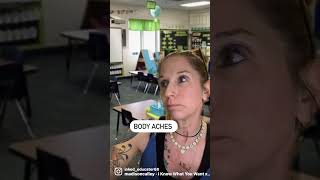 Getting sick at work sucks! #teacher #education #teachercomedy