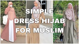 SIMPLE HIJAB DRESS FOR MUSLIM FROM CELEBGRAM