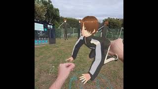【MetaQuest3で現実に３Dアバター積み上げてみた】#shorts