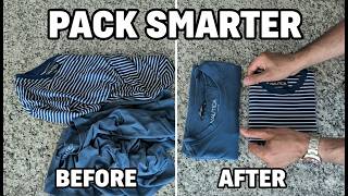 2 Genius T-Shirt Folding Hacks That Save Luggage Space