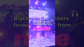 Pinks favorite song from #ROSIE #blackpink #Rosé #Lisa #Jennie #Jisoo #Numberones #fyp #shorts