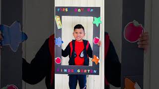 2 Years ago .. First day in school ❤️❤️ #cutebaby #summerfun #dancemonkeycover #dancemonkeysong #kid