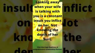 Why your wife feels hurt? #shorts #wifequotes #hurtofwife