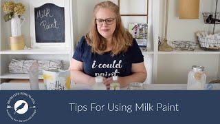 Tips for Using Milk Paint