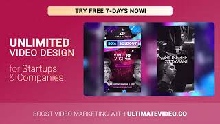 Unlimited Video Design Service for Startups | ULTIMATEVIDEO.co