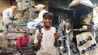 Amazing Manufacturing Process Of Stud Bolts || How To Manufacture Stud Bolts In Local Factory