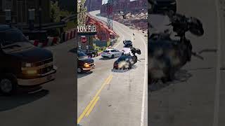 Realistic Highway Car Crashes #147