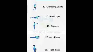 Daily workout routine