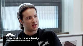 Ethan Lambrix '24 Wood Design Graduate & Custom Furniture Maker