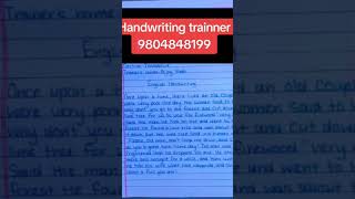 contact for handwriting training.