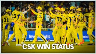 "CSK Win Status"💛CSK Win Status 2023🥰CSK Win WhatsApp Status💖CSK Win Against GT Status