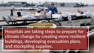 How does climate change affect our health care system?