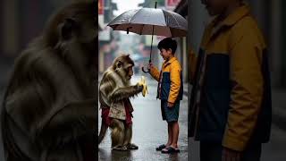 monkey #cartoon #youtubeshorts #shortsfeed #motivationalstory #aivideo