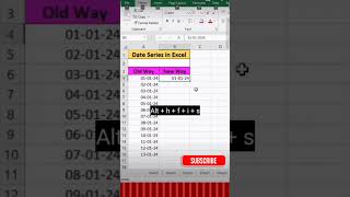 🚀 Record Data Series in Excel | Save Time with Auto Fill!  #VIBEHUB #ytshorts