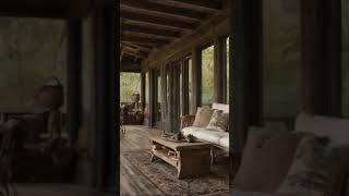 Rustic Farmhouse Verandas cozy Desain #farmhouseinspired #home