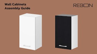Wall Cabinets - Assembly Guide