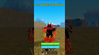 Sand can absorb all water in Blox Fruits