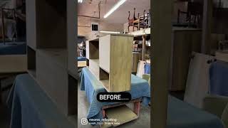 Stanley #midcenturymodern cabinet fully restored to perfection #refinishedfurniture #furnitureflip