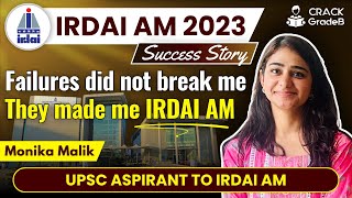 Ms. Monika Malik: IRDAI Assistant Manager toppers Strategy