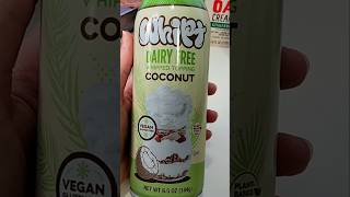 Trying Whipt Non-Dairy Whipped Cream #vegan #traderjoestastetest #traderjoes