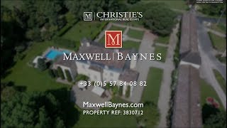 Luxury chateau for sale in private, secure setting. Maxwell-Baynes Estate Agent property: 3830712