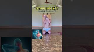 My favorite side-neck stretch 🙏🏼 Go slow!! #neckpain #neckstiffness #neckstretch #neckpainrelief