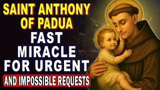 💖POWERFUL PRAYER FOR AN URGENT MIRACLE 🙏 ST. ANTHONY OF PADUA – PRAY AND RECEIVE!