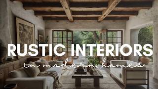 Rustic Interior Design in Modern Homes | Interior Styling Tips