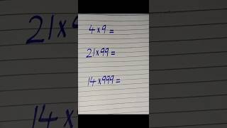 Easy multiplication ❌❌#math #matheducation #easymultiplication#shortsvideo #shortsfeed